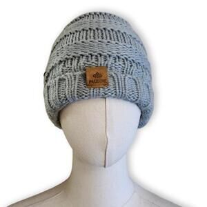 Page One Light Blue Knit Beanie